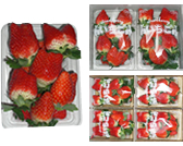 イチゴ　不ぞろい